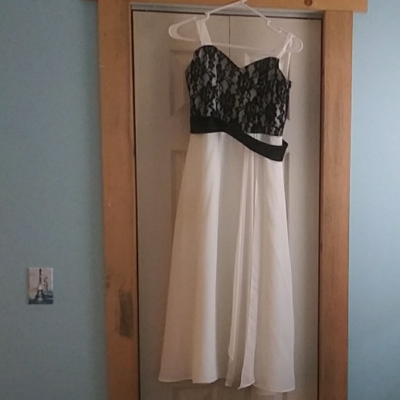 Christina Wu custom made flower girl dress black a